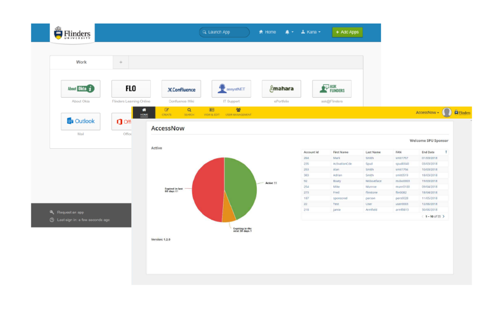 Create or edit accounts in AccessNow