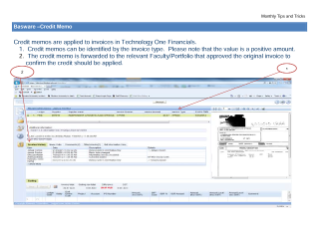 Basware guide - Credit memos