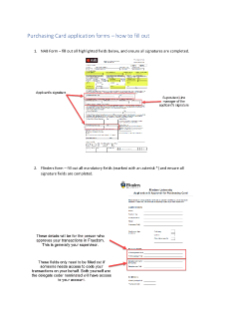 Microsoft Word - How to fill out - Purchasing Card application forms.docx