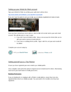 Guide to setting up your Airbnb for Work account